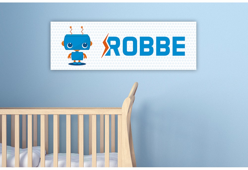 Schattig Blauw Robotje Schattig Blauw Robotje